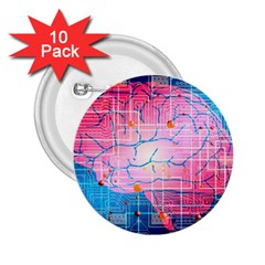 Evolution Artificial Intelligence 2 25  Buttons (10 Pack)  by Pakrebo