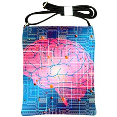 Evolution Artificial Intelligence Shoulder Sling Bag by Pakrebo