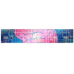 Evolution Artificial Intelligence Large Flano Scarf  by Pakrebo