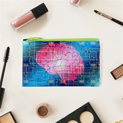 Evolution Artificial Intelligence Cosmetic Bag (xs) by Pakrebo