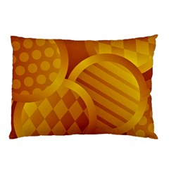 Background Abstract Shapes Circle Pillow Case by Pakrebo