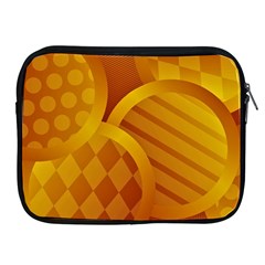 Background Abstract Shapes Circle Apple Ipad 2/3/4 Zipper Cases by Pakrebo