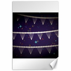 Background Buntings Stylized Canvas 24  x 36 