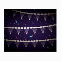 Background Buntings Stylized Small Glasses Cloth (2 Sides)