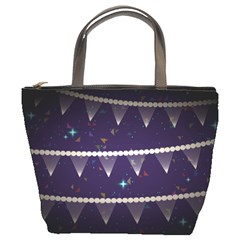 Background Buntings Stylized Bucket Bag