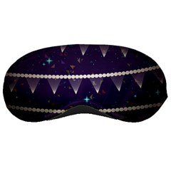 Background Buntings Stylized Sleeping Mask by Pakrebo