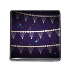 Background Buntings Stylized Memory Card Reader (Square 5 Slot)