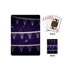 Background Buntings Stylized Playing Cards Single Design (Mini)