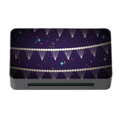 Background Buntings Stylized Memory Card Reader with CF