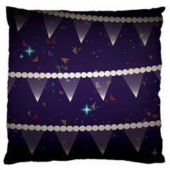 Background Buntings Stylized Large Cushion Case (Two Sides)