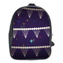 Background Buntings Stylized School Bag (xl) by Pakrebo