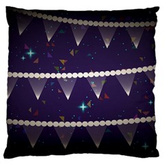 Background Buntings Stylized Standard Flano Cushion Case (One Side)