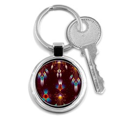 Background Pattern Non Seamless Key Chain (round) by Pakrebo