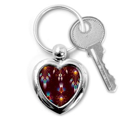 Background Pattern Non Seamless Key Chain (heart) by Pakrebo