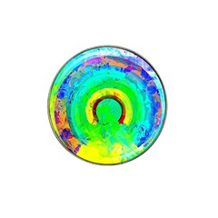 Abstract Color Design Background Hat Clip Ball Marker by Pakrebo