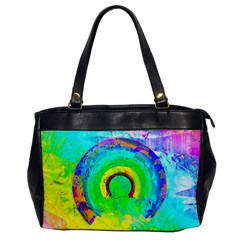 Abstract Color Design Background Oversize Office Handbag by Pakrebo