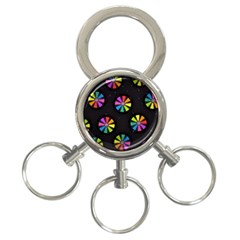 Background Non Seamless Pattern 3-ring Key Chain by Pakrebo