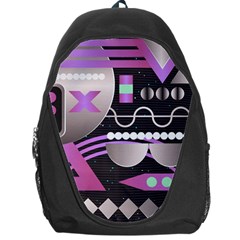 Background Abstract Geometric Backpack Bag by Pakrebo