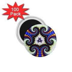 Abstract Texture Fractal Figure 1 75  Magnets (100 Pack)  by Pakrebo