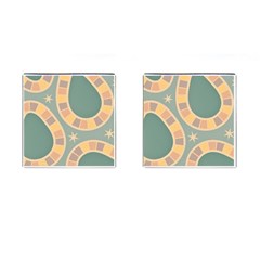 Background Pattern Non Seamless Cufflinks (square) by Pakrebo