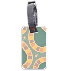 Background Pattern Non Seamless Luggage Tag (one Side)