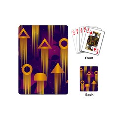 Background Pattern Non Seamless Playing Cards Single Design (mini) by Pakrebo