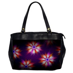 Floral Non Seamless Pattern Purple Oversize Office Handbag by Pakrebo