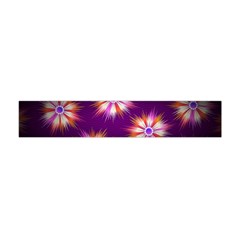 Floral Non Seamless Pattern Purple Flano Scarf (mini) by Pakrebo