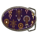 Background Non Seamless Pattern Belt Buckles Front