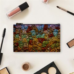 Texture Stone Structure Pattern Cosmetic Bag (small)