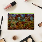 Texture Stone Structure Pattern Cosmetic Bag (XS) Front