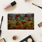 Texture Stone Structure Pattern Cosmetic Bag (XS) Back