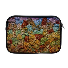 Texture Stone Structure Pattern Apple Macbook Pro 17  Zipper Case by Pakrebo