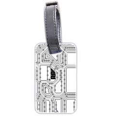 New Technology Luggage Tag (two Sides) by WensdaiAmbrose