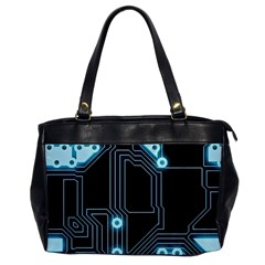 New Technology - Dark Oversize Office Handbag by WensdaiAmbrose