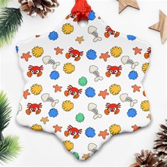 Crabs Pattern Ornament (snowflake)