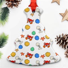 Crabs Pattern Christmas Tree Ornament (two Sides)