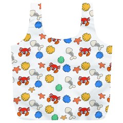 Crabs Pattern Full Print Recycle Bag (xl) by Valentinaart