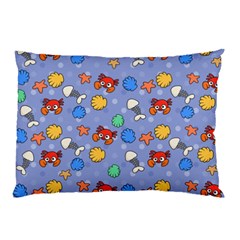 Crabs Pattern Pillow Case by Valentinaart