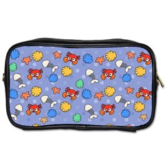 Crabs Pattern Toiletries Bag (two Sides) by Valentinaart