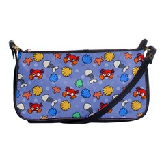 Crabs Pattern Shoulder Clutch Bag by Valentinaart