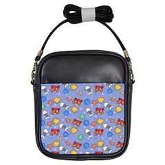 Crabs Pattern Girls Sling Bag by Valentinaart