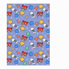 Crabs Pattern Small Garden Flag (two Sides) by Valentinaart