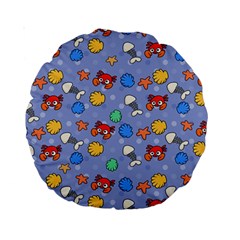 Crabs Pattern Standard 15  Premium Round Cushions