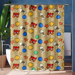 Crabs Pattern Shower Curtain 60  X 72  (medium) 