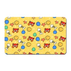 Crabs Pattern Magnet (rectangular) by Valentinaart