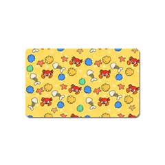 Crabs Pattern Magnet (name Card)