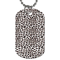 3d Leopard Print Black Brown Dog Tag (one Side) by LoolyElzayat