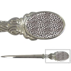 3d Leopard Print Black Brown Letter Opener by LoolyElzayat