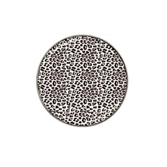 3d Leopard Print Black Brown Hat Clip Ball Marker (4 Pack) by LoolyElzayat